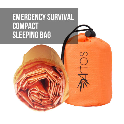 Leap statement jelly Packs of 4 & 6 Waterproof Emergency Survival Sleeping Bag with Hood - Artos  Collections