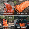 Packs of 4 & 6 Waterproof Emergency Survival Sleeping Bag with Hood